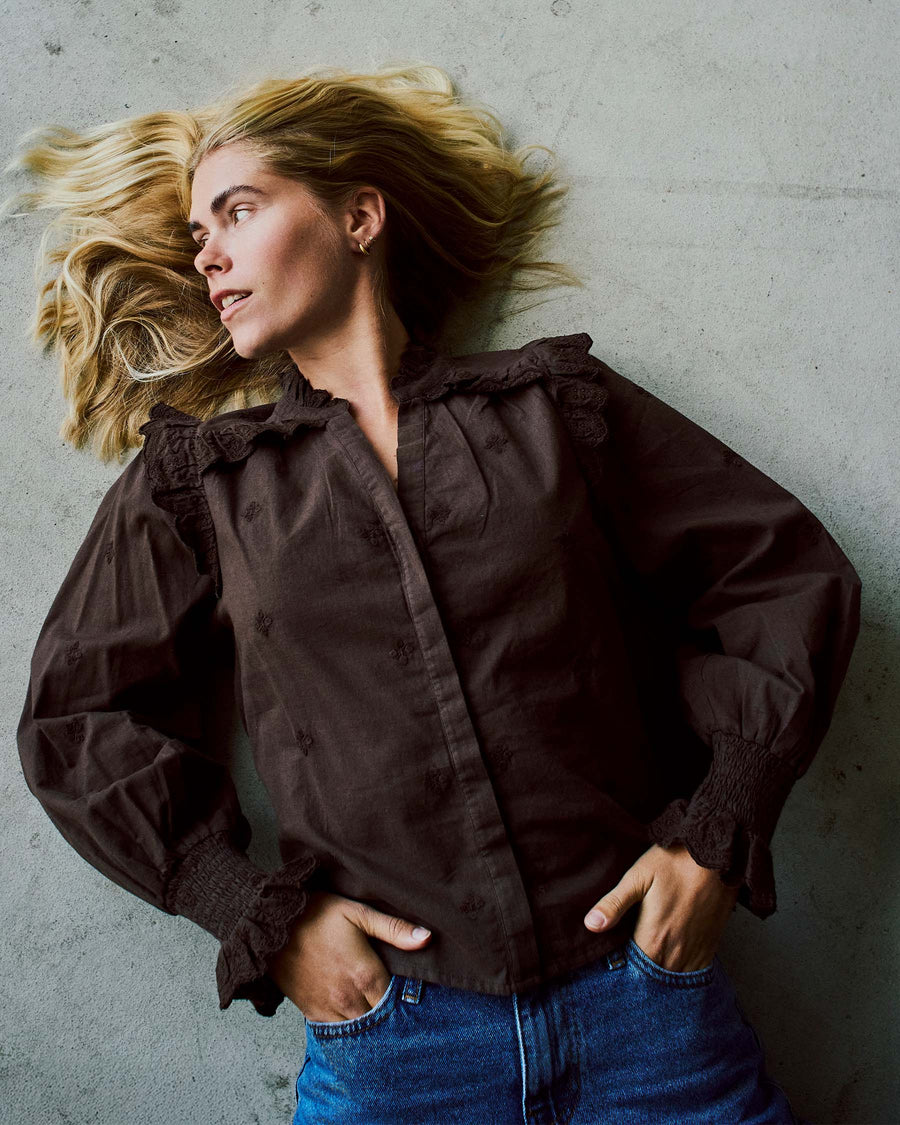 Maya embroidery blouse