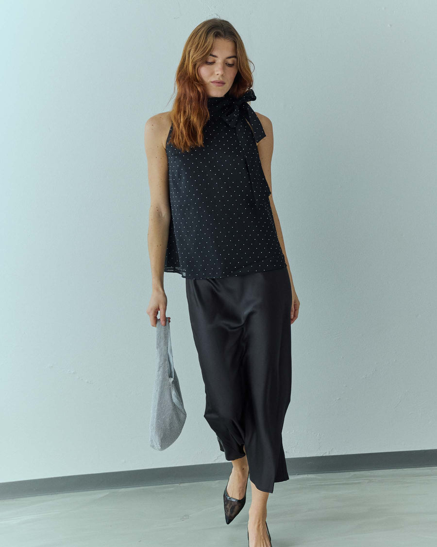 Klara satin skirt