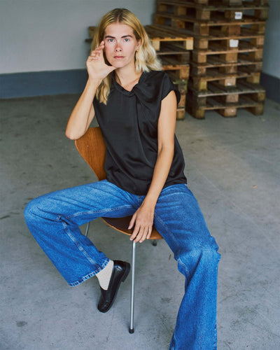 Elvira satin blouseThumbnail