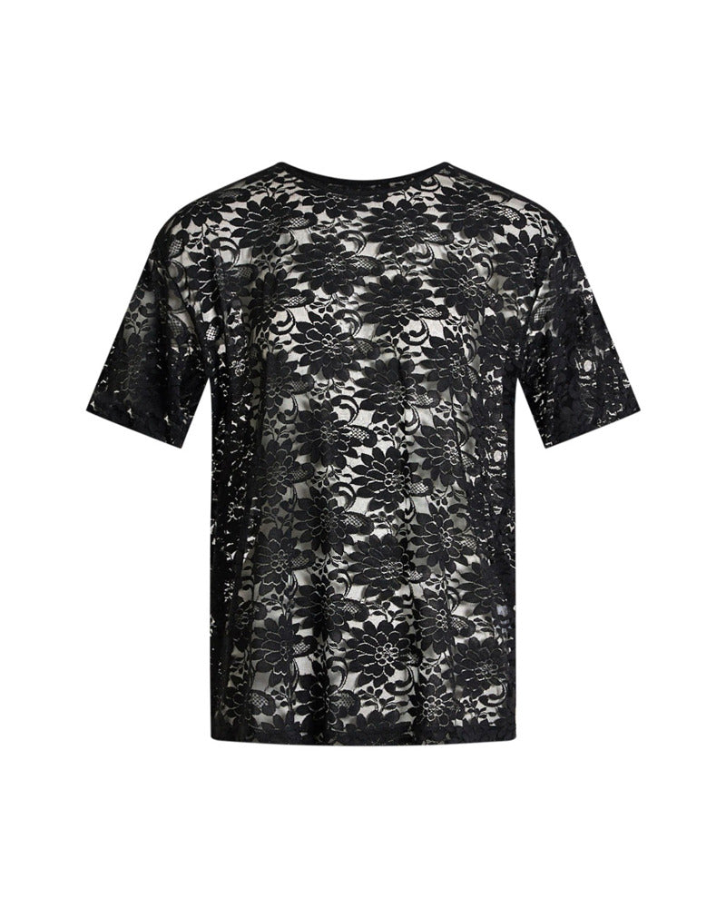 Purnoelle lace tee