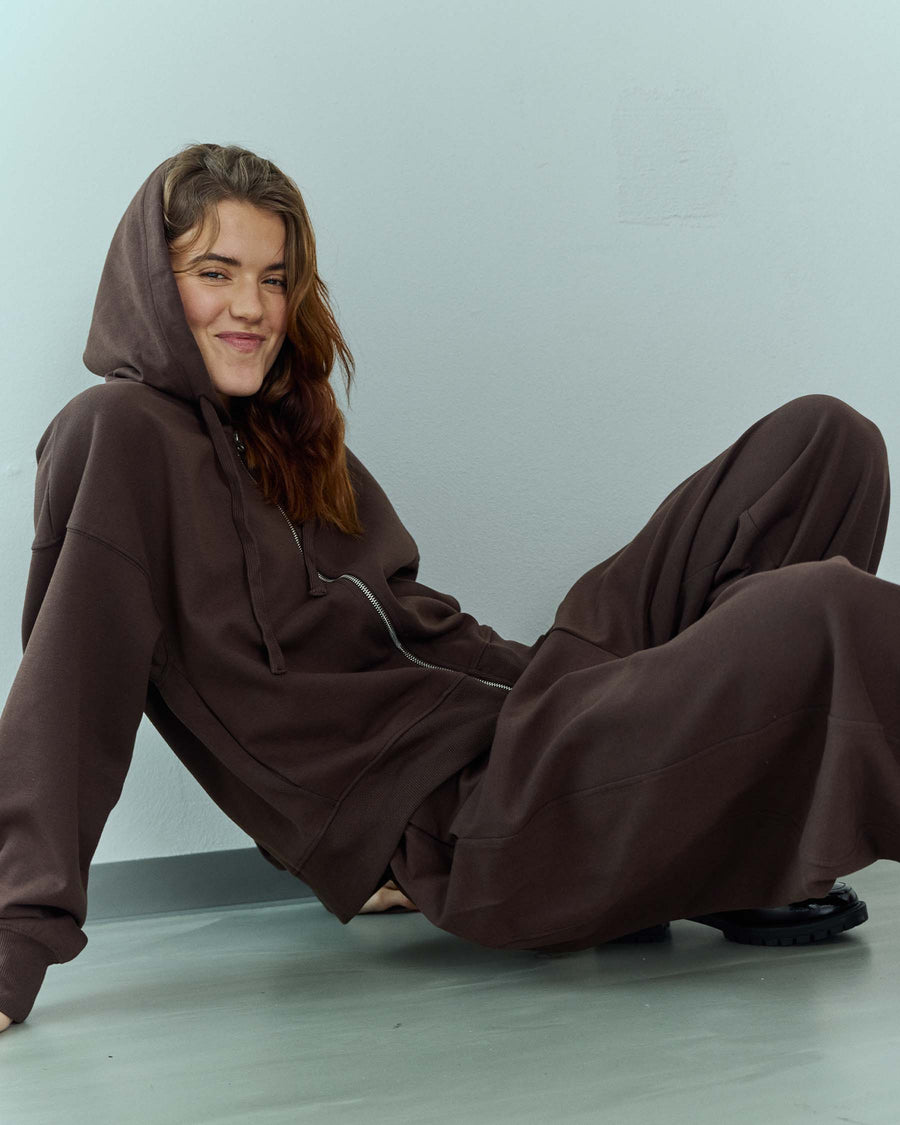 Rosa oversized zip hoodie