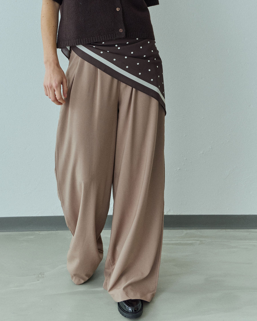 Purlazanna pleat pants