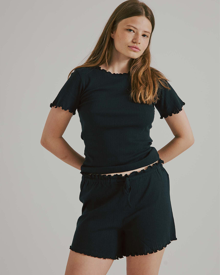 Purany pointelle shorts