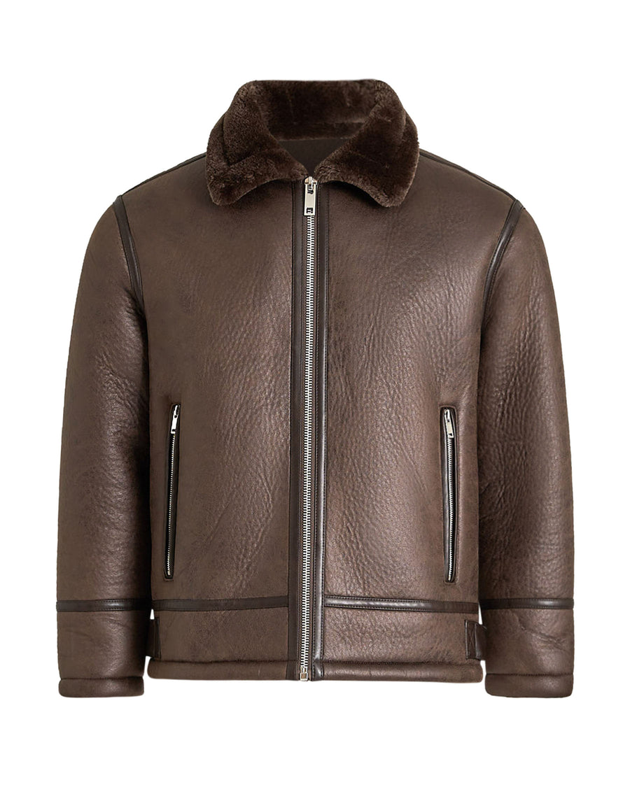 Santiago bonded faux jacket