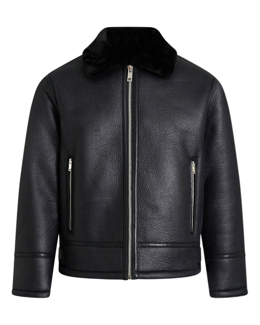 Santiago bonded faux jacket