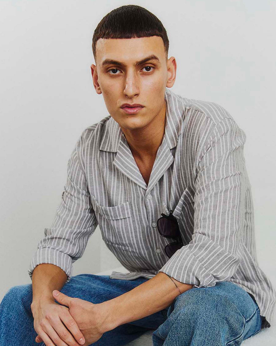 Silvio linen shirt ls