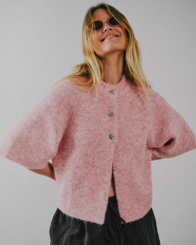 Barni fluffy knit caThumbnail