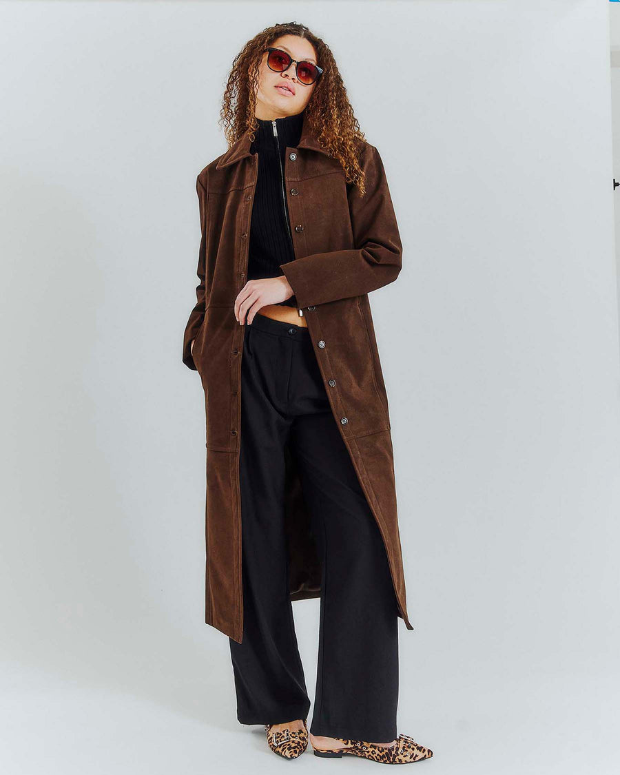 Ava fake suede jacket