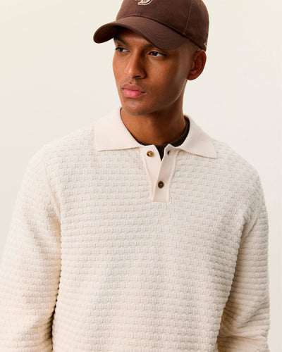 Billy Weave Knitted LS PoloThumbnail 