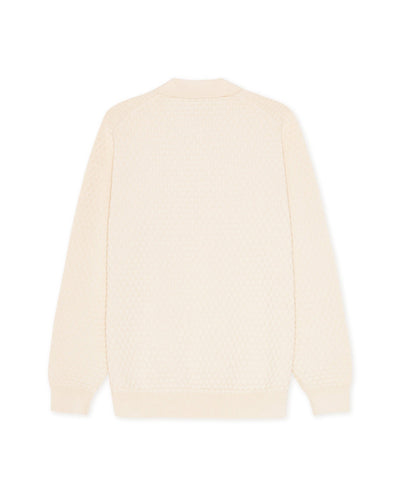 Billy Weave Knitted LS PoloThumbnail 