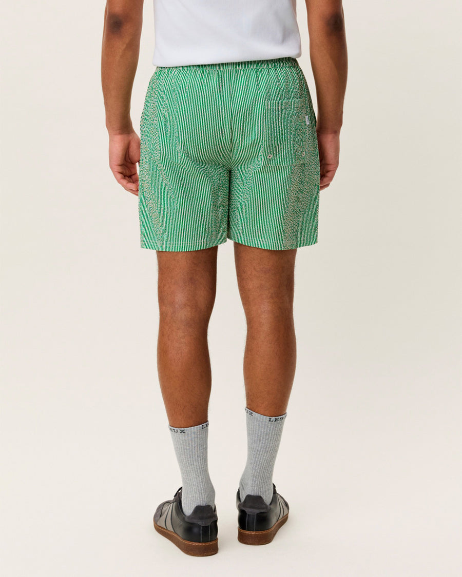 Stripe Seersucker Swim Shorts