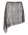 NMIDA ELASTICATED LACE SKIRT