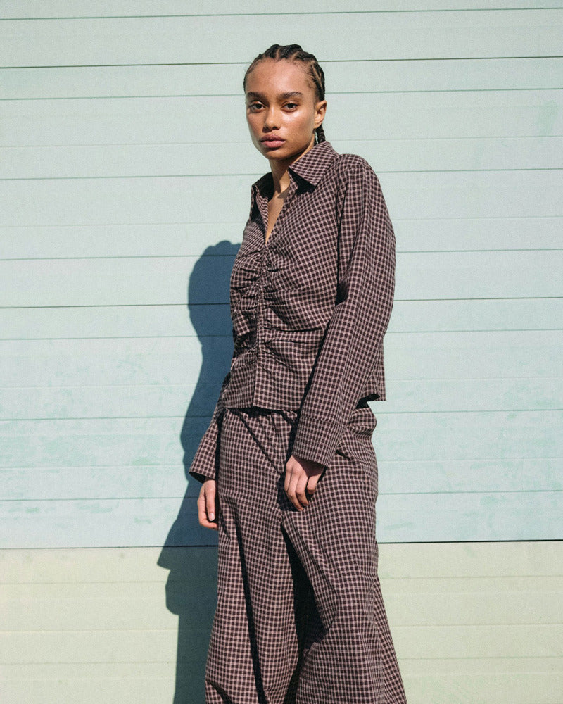 NMTRIX L/S HOOK CHECK SHIRT