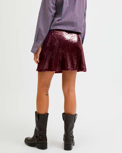 JXSIA TARA SEQUIN MINI SKIRTThumbnail 