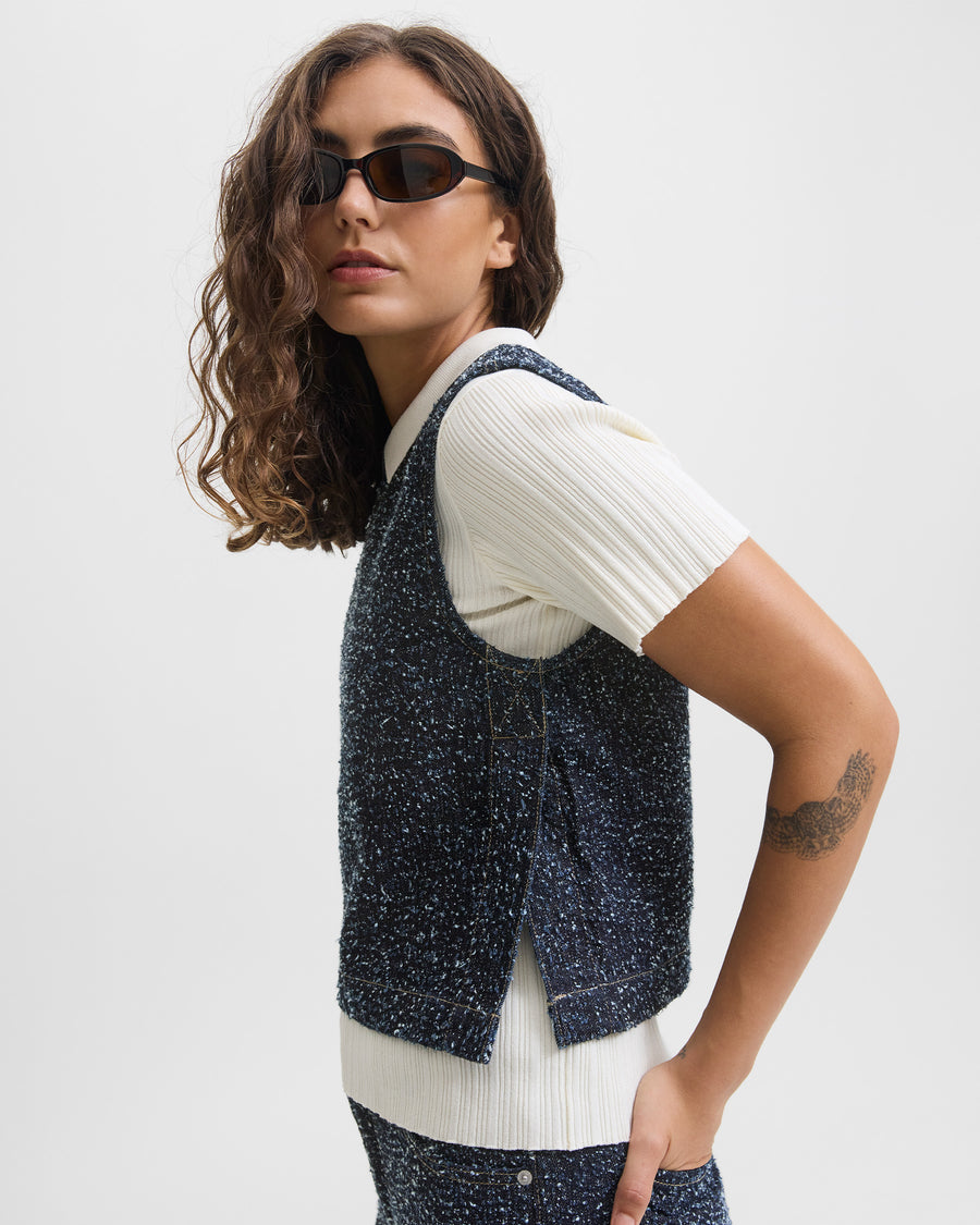JXHELLA DENIM TOP