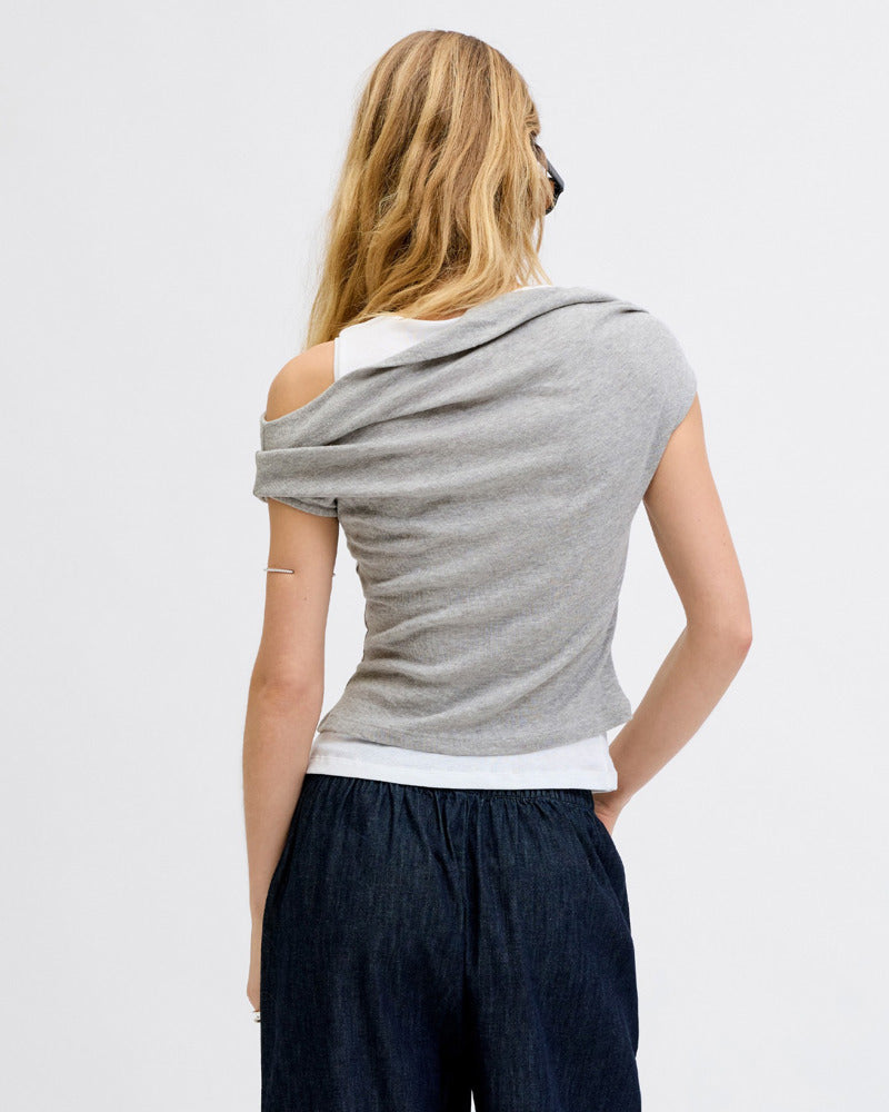 JXHENNA OFF LAYERING TOP