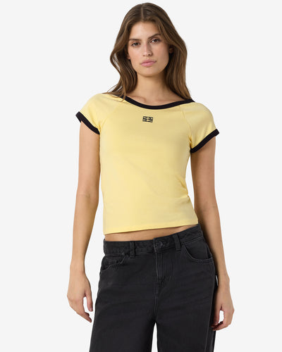 NMTWIN S/S O-NECK CONTRAST TEEThumbnail 