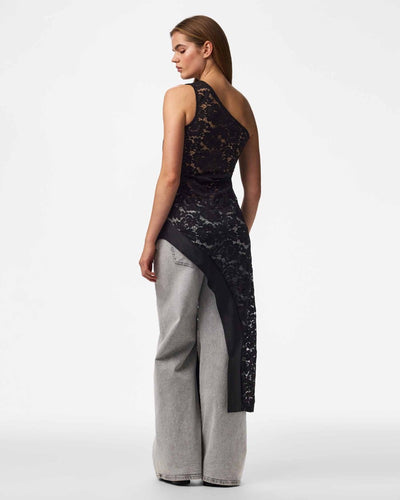 PCLOLA ASYMMETRIC LACE TOPThumbnail 