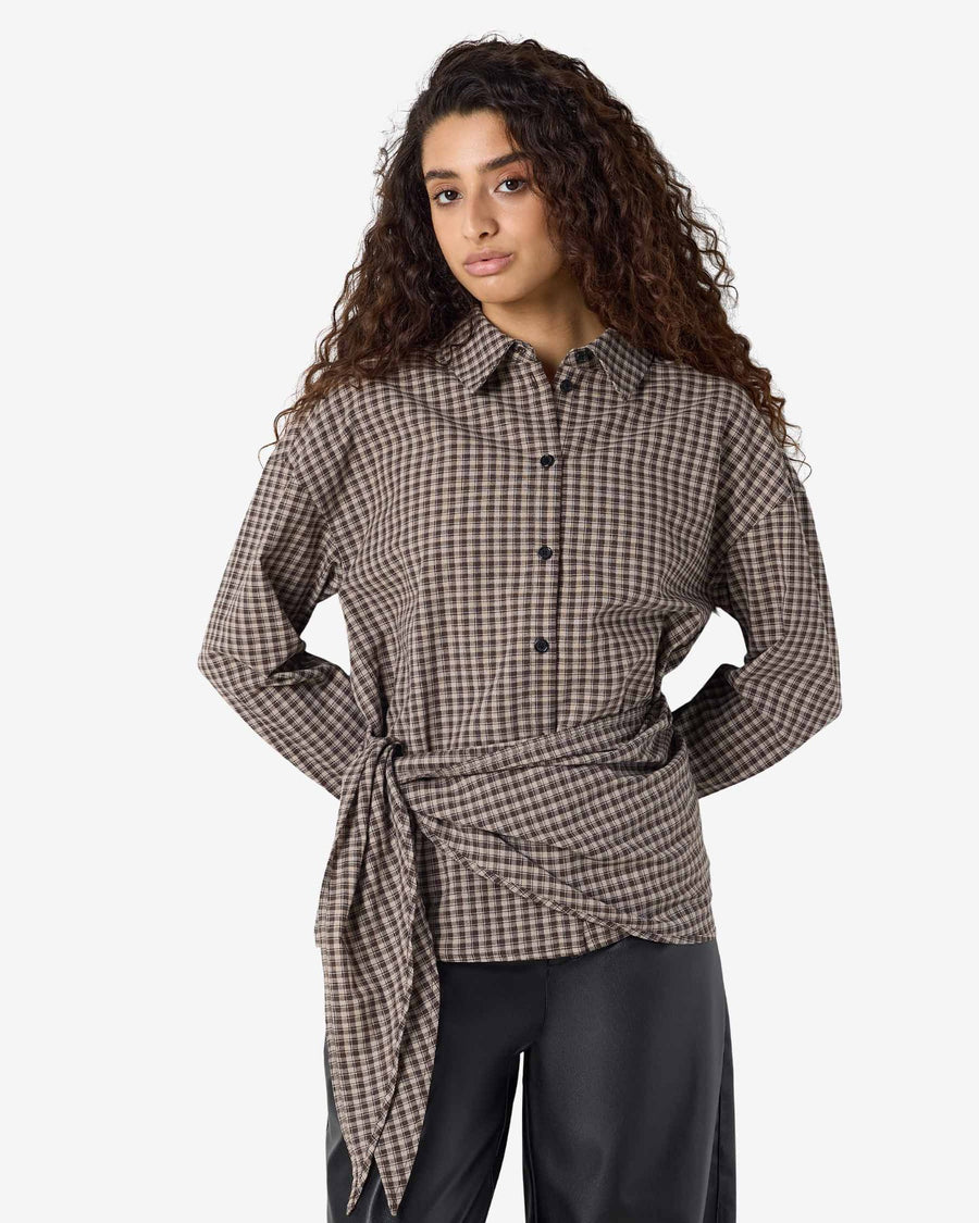 NMKILAH L/S SCARFSHIRT