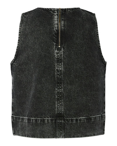 Pcnoel sl o-neck denim topThumbnail 