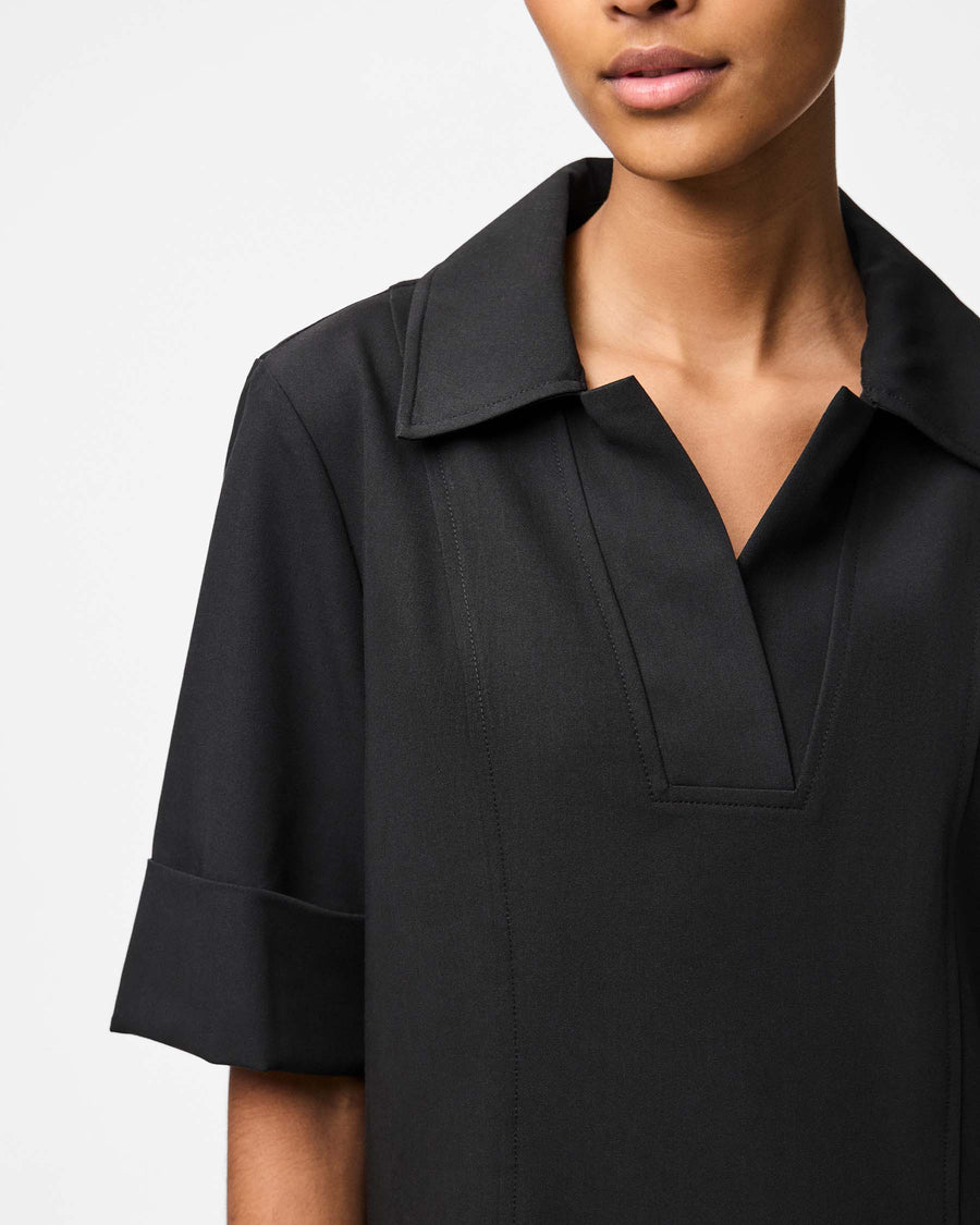 PCFRIDA SS V-NECK DRESS