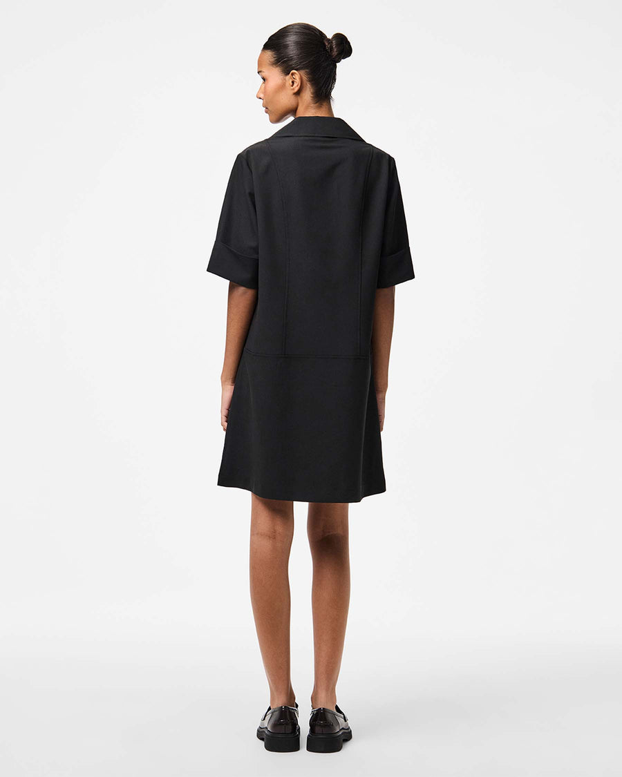 PCFRIDA SS V-NECK DRESS
