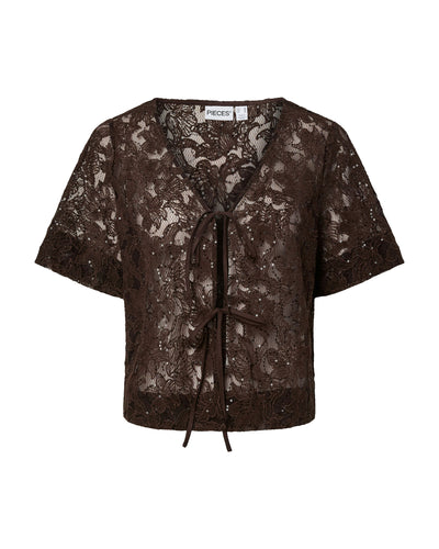 PCLOUISE V-NECK TIE TOPThumbnail 