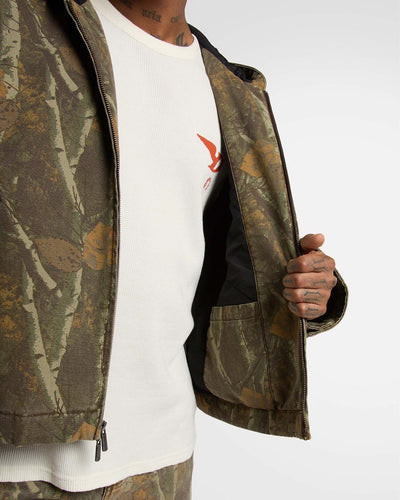 MIAMI CANVAS CAMO HOOD JACKETThumbnail 