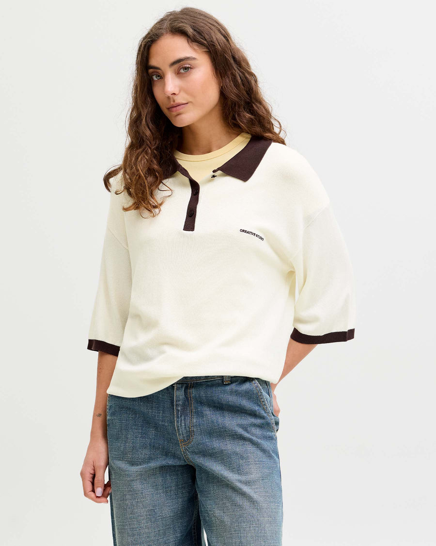 JXVILDA SS POLO KNIT