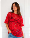 Purnoelle lace tee