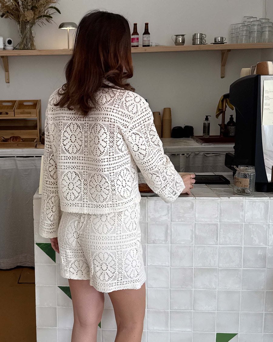 VIMERINDA CROCHET L/S CARDIGAN