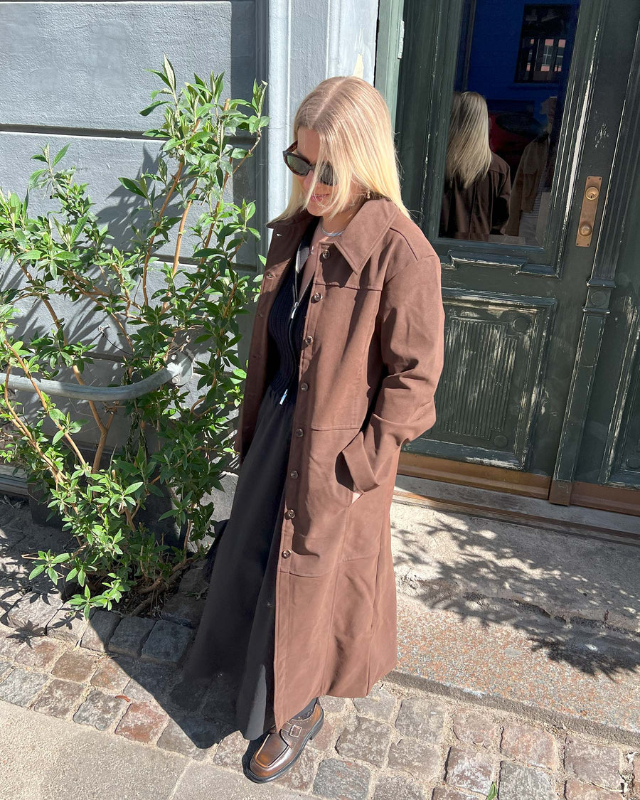 Ava fake suede jacket