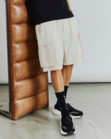 Jean cargo shorts