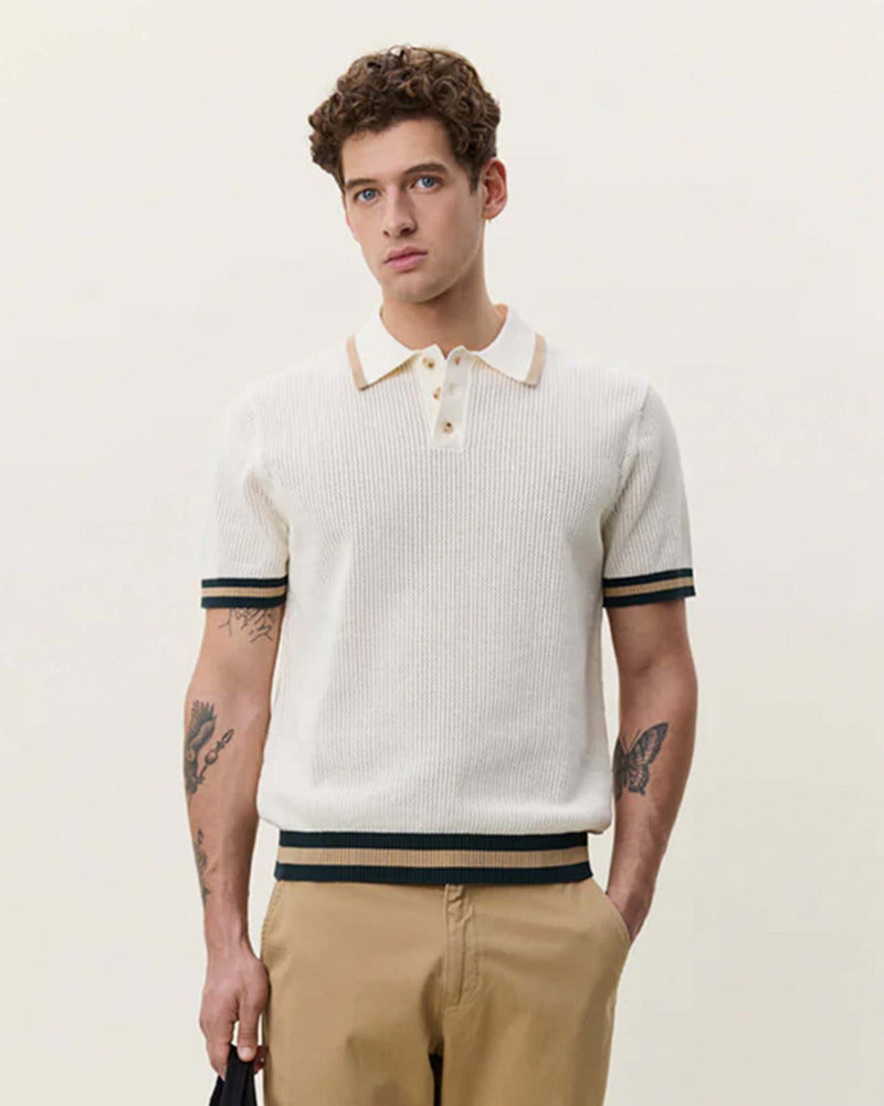 Lace Knitted Polo