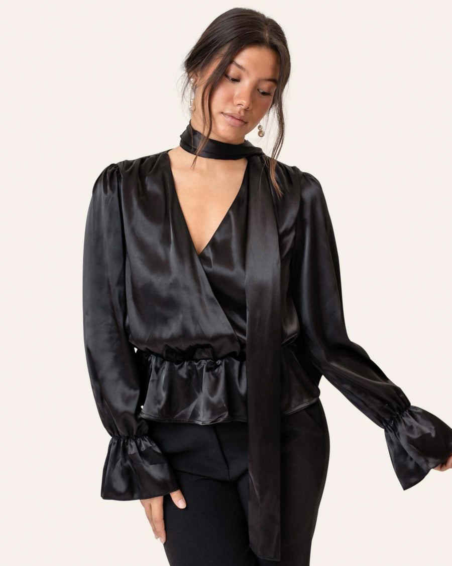 BYIC - Hollyic Wrap Top A2553 - Champagne main image 0