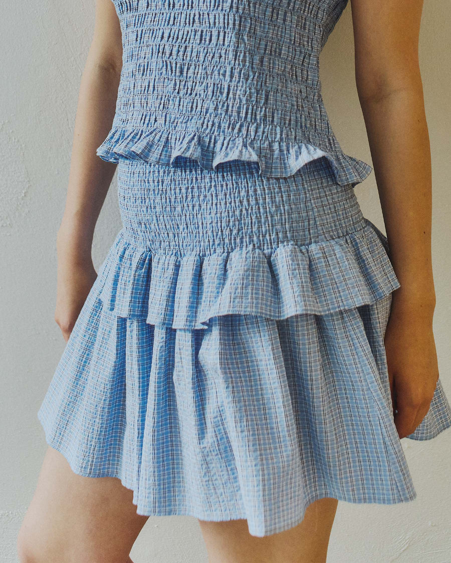 Sallie small check skirt