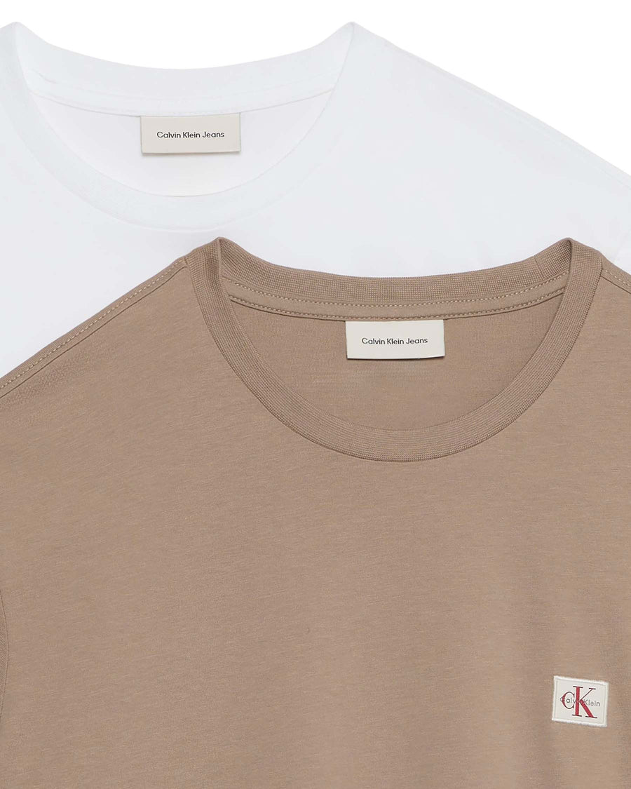WOVEN LABEL TEE 2-PACK