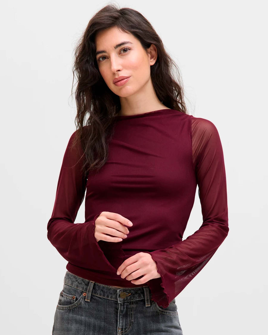 Jxminna mesh ls top