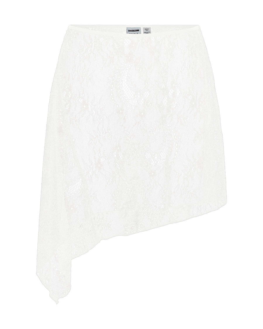 NMIDA ELASTICATED LACE SKIRT