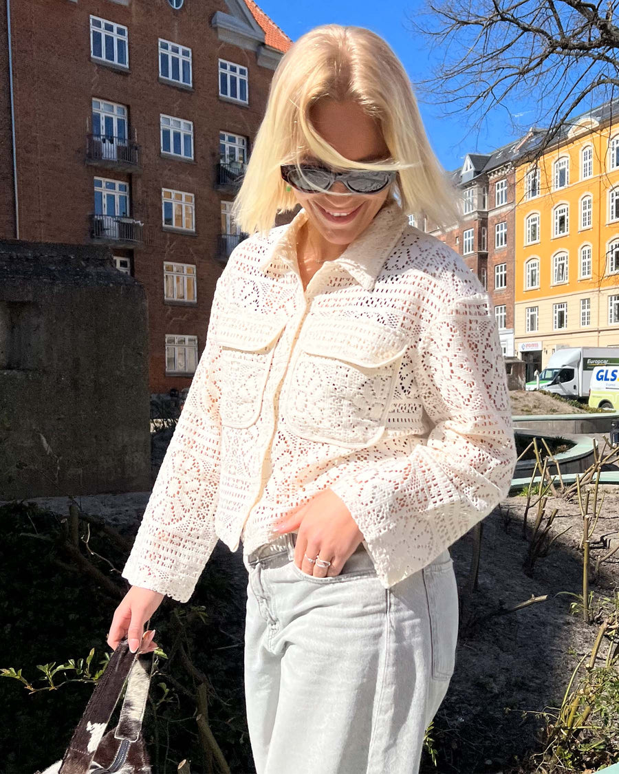 VIMERINDA CROCHET L/S CARDIGAN