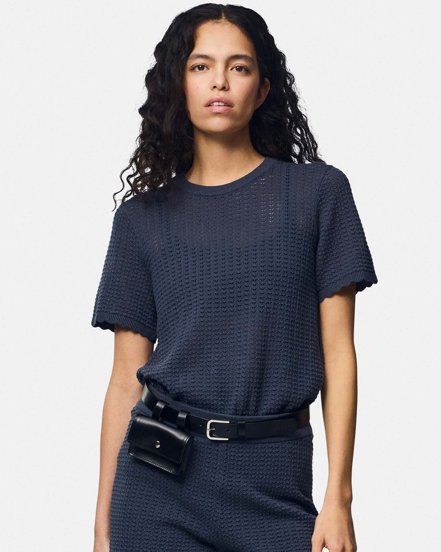 PCSCOUT SS O-NECK KNIT