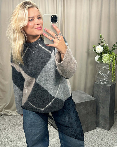 Liana fluffy knit blouseThumbnail 