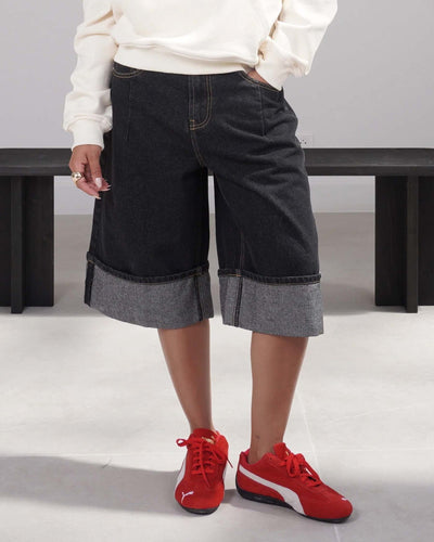 DENIM BIG REVERS SHORTThumbnail 