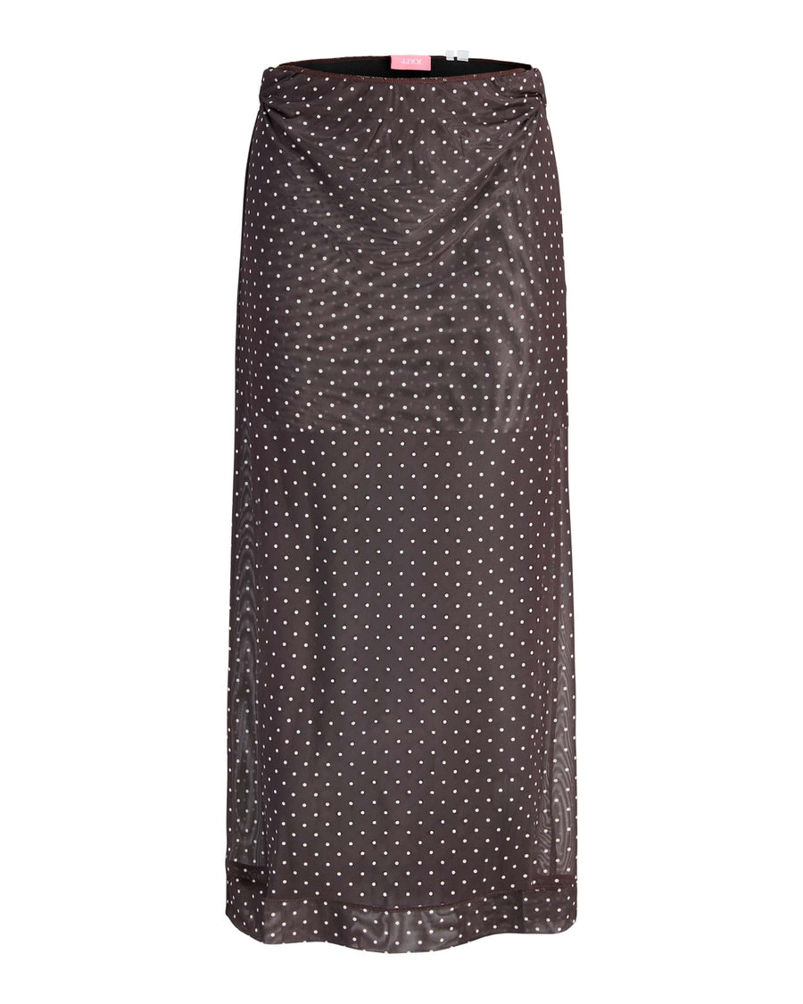 JXMINNA MESH STRAIGHT SKIRT