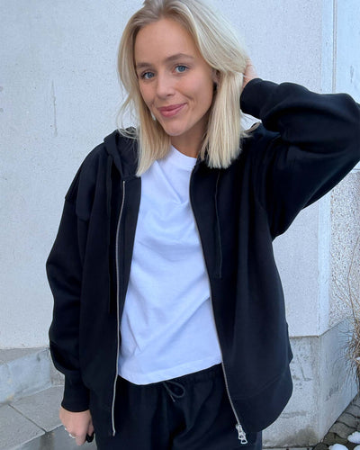 Rosa oversized zip hoodieThumbnail 