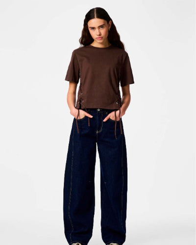 PCFENJA TIE DETAIL T-SHIRT Thumbnail