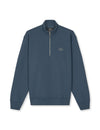 Half zip logo sweat