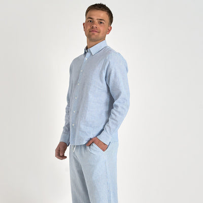 Mario linen Shirt LSThumbnail 