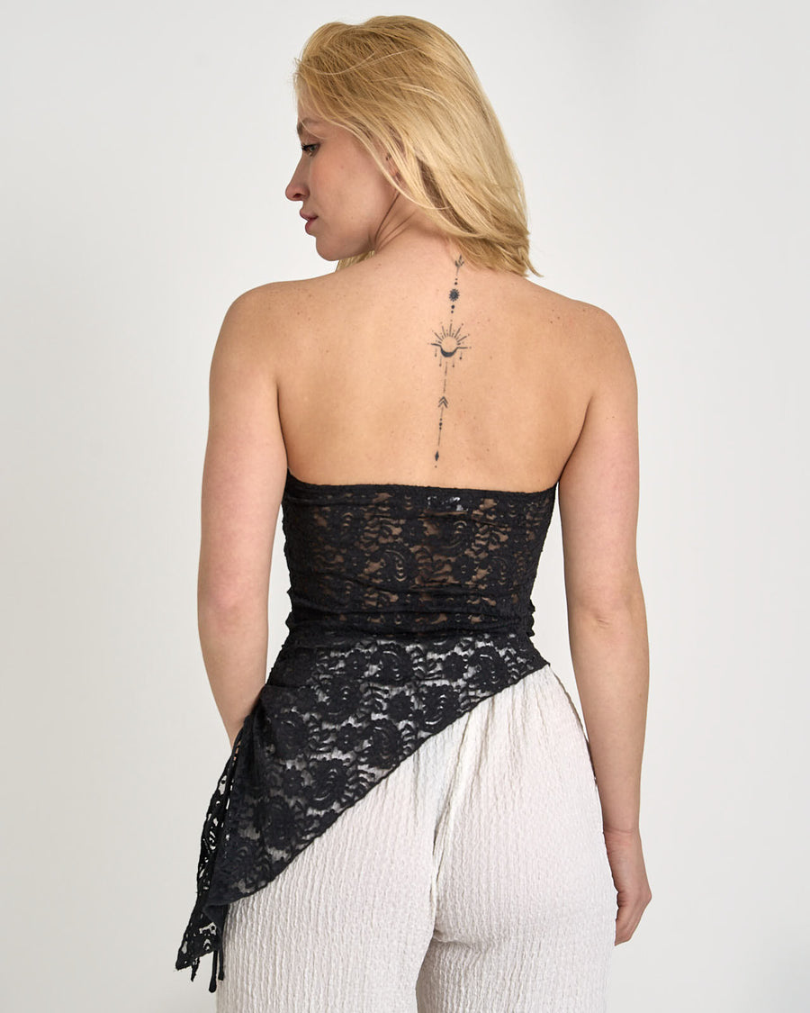 Holly bandeau lace top