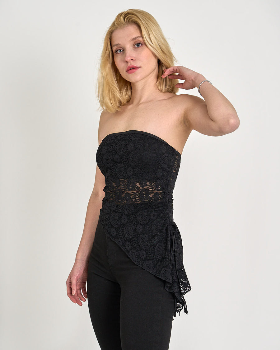 Holly bandeau lace top